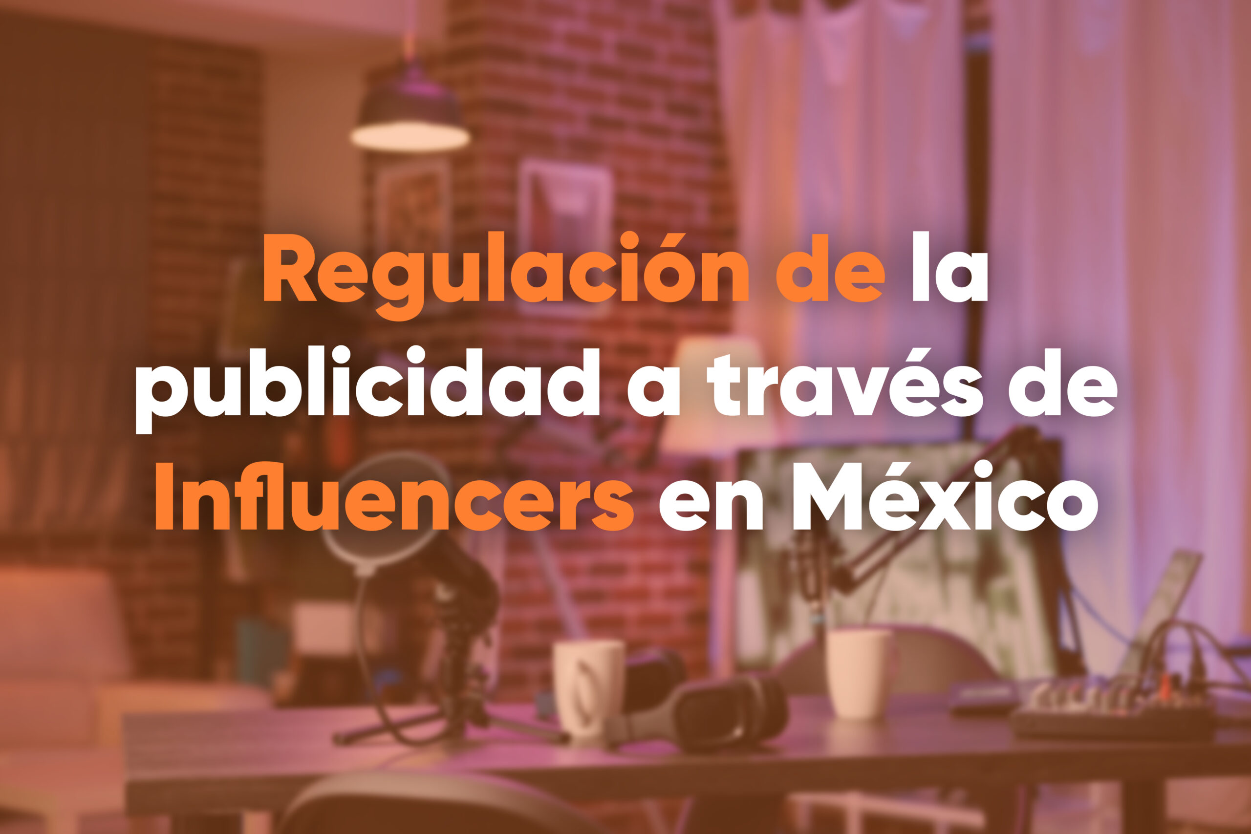 Nobody at empty desk with streaming equipment